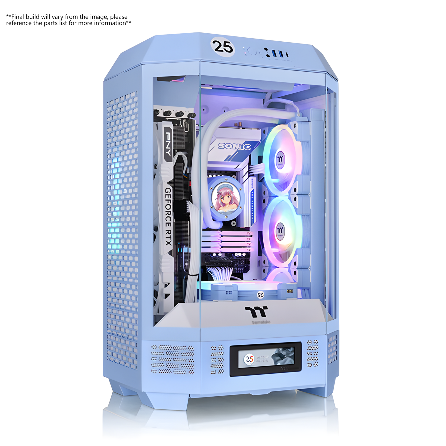 Tallneck Altair | Ryzen 7800X3D 8 core 3D V-Cache | Radeon 9070 XT 16 GB GDDR6